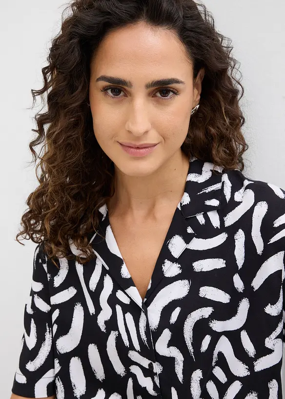 Bluse i lett viskose, bonprix