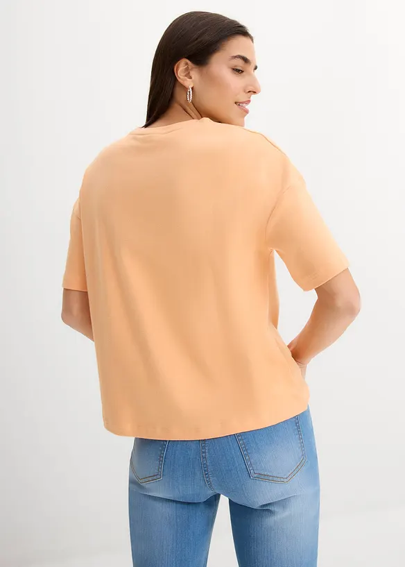 T-skjorte i avslappet modell og 100% bomull, bonprix