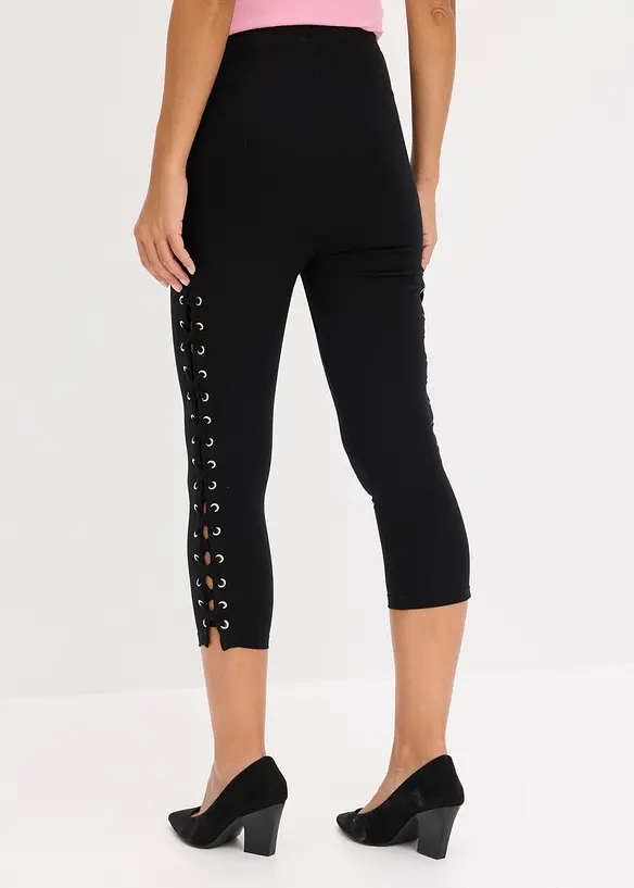 Caprileggings med sn&oslash;ring, bonprix