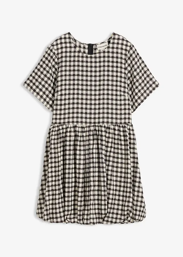 Kjole med boblekant, bonprix