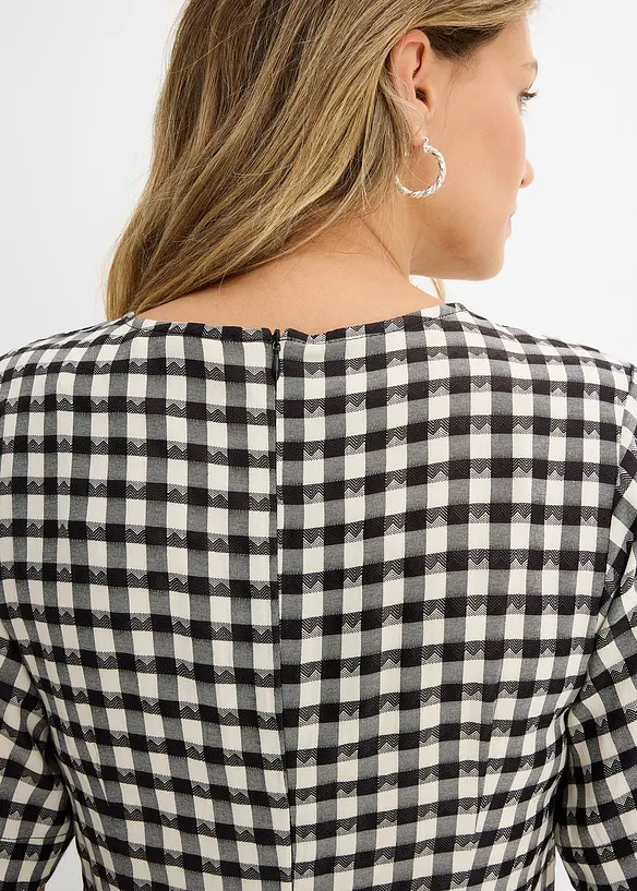 Kjole med boblekant, bonprix