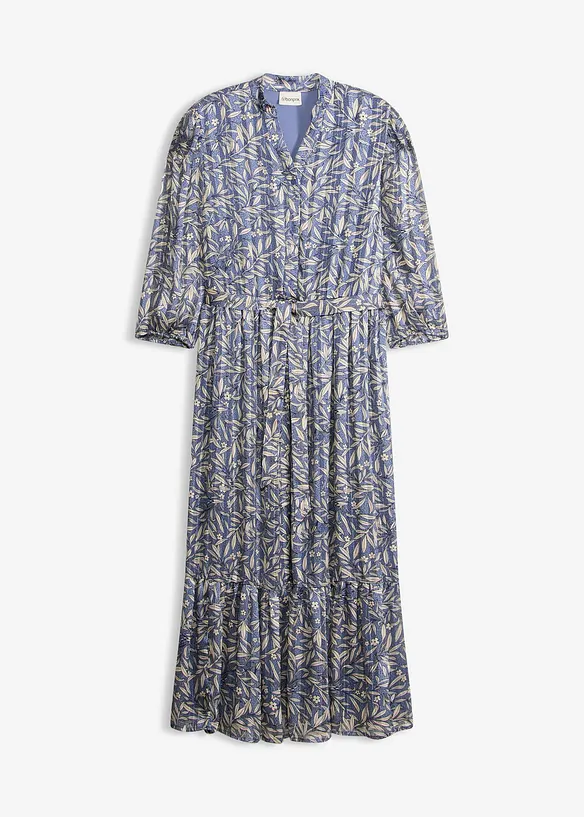 Skjortekjole av chiffon, bonprix