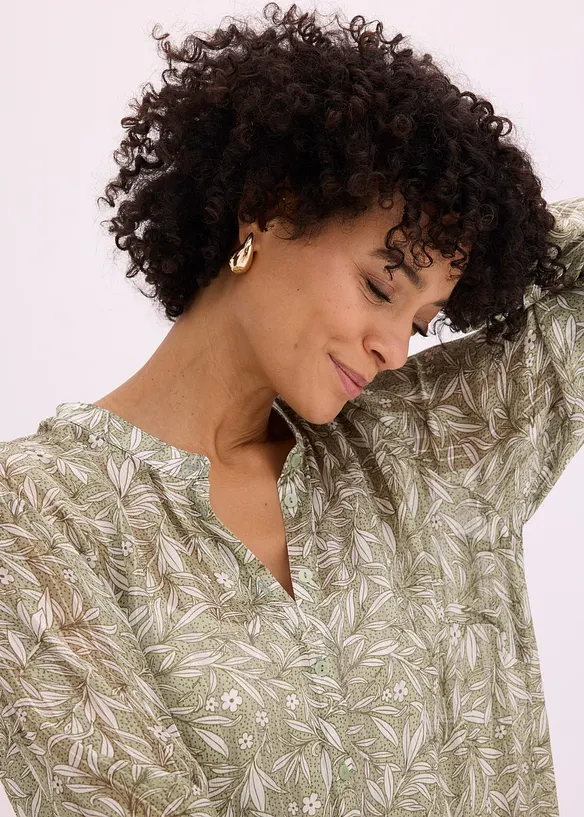 Lang chiffonbluse, bonprix