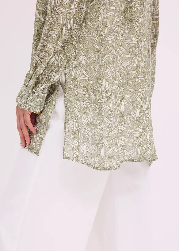 Lang chiffonbluse, bonprix