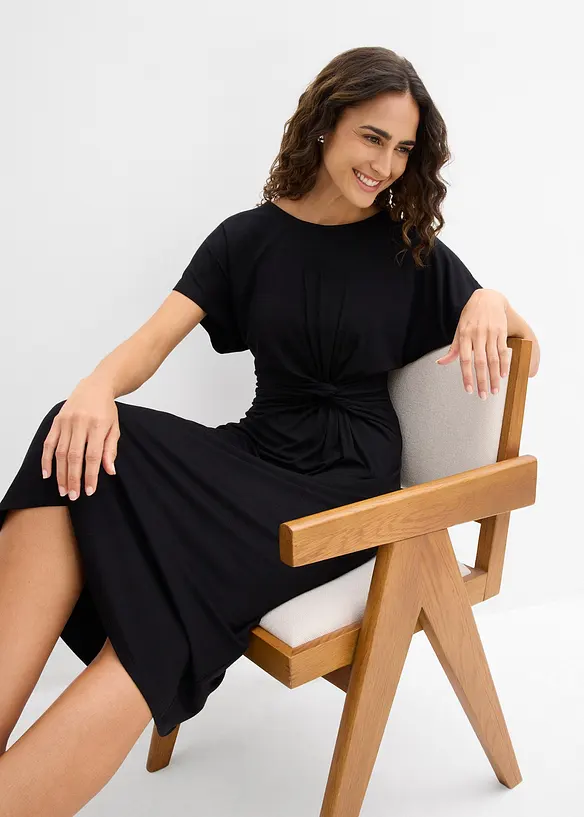 Jerseykjole i viskosemiks, bonprix