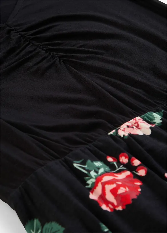 Maxikjole i viskosemiks, bonprix