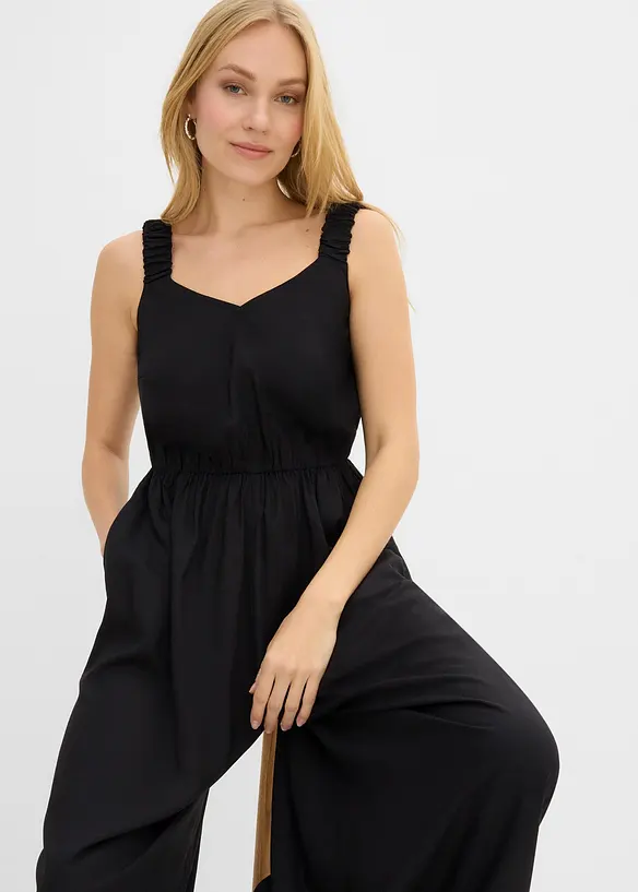 Jumpsuit i lett viskose, bonprix
