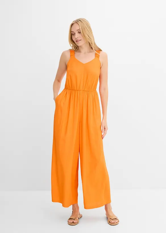 Jumpsuit i lett viskose, bonprix