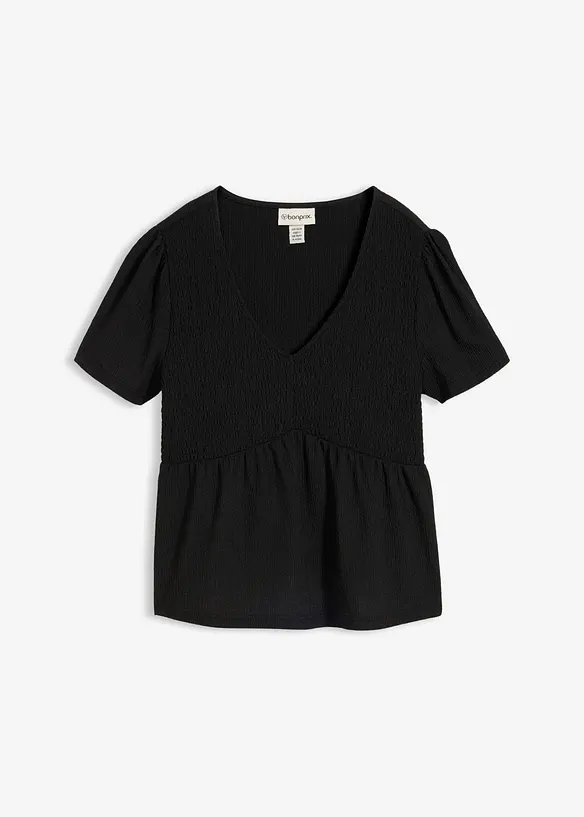 Topp i strukturert krepp, bonprix
