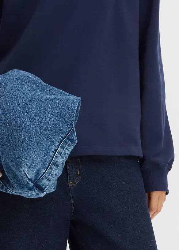 Sweatshirt i 100% &oslash;kologisk bomull, bonprix