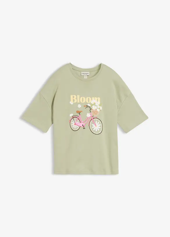 T-skjorte i avslappet modell og 100% bomull, bonprix