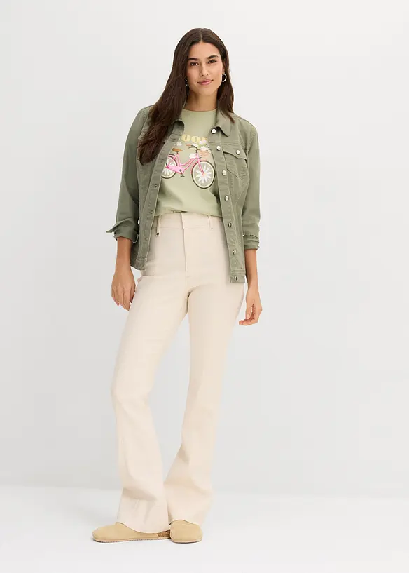 T-skjorte i avslappet modell og 100% bomull, bonprix