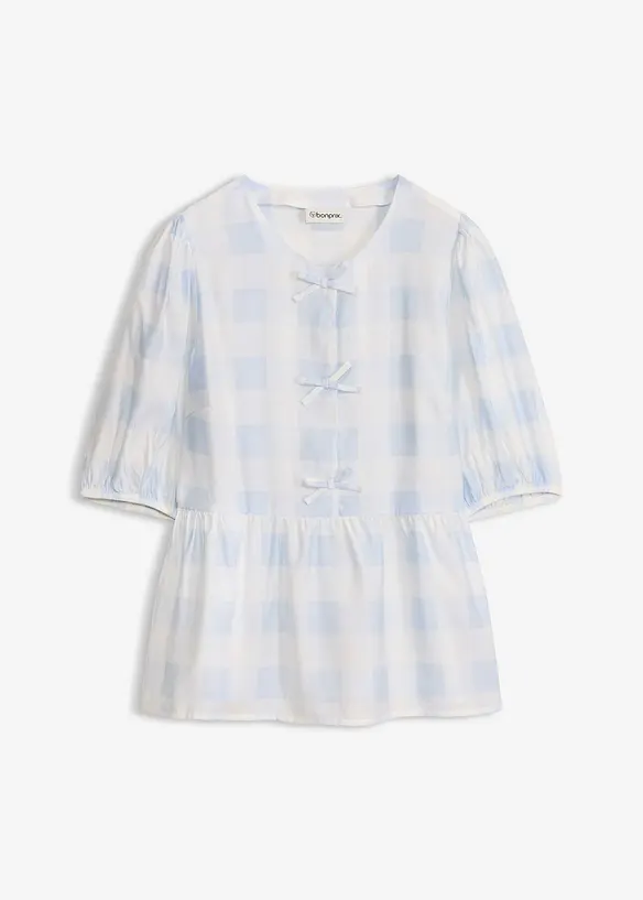 Bluse med sl&oslash;yfer, bonprix