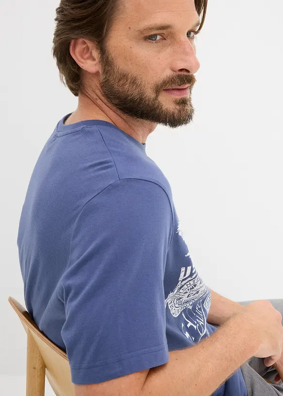 T-skjorte av 100% bomull (2-pack), bonprix