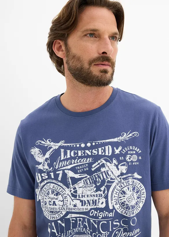 T-skjorte av 100% bomull (2-pack), bonprix