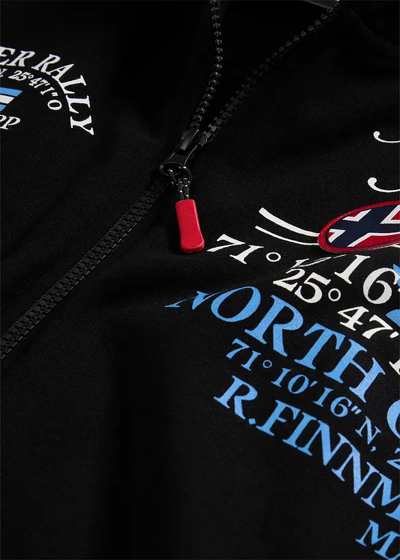 Sweatvest med st&aring;krage, bonprix