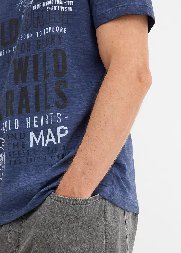 T-skjorte i vasket look, bonprix