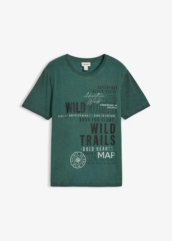 T-skjorte i vasket look, bonprix