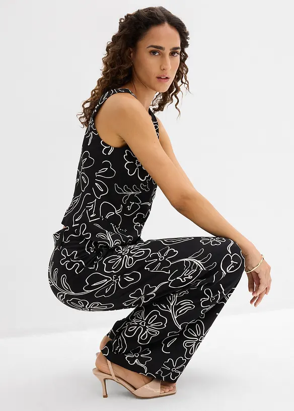 Bukse med vide ben, bonprix