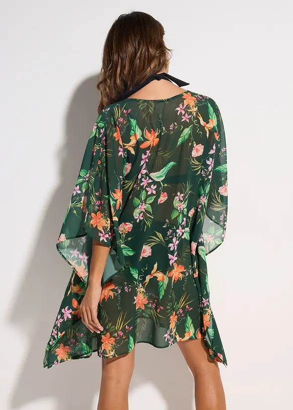 Strandtunika i lett chiffon, bonprix