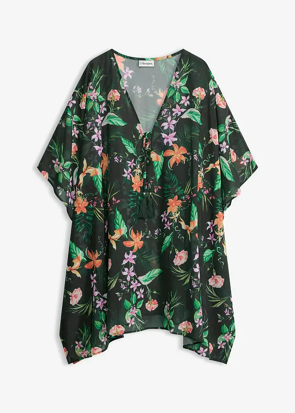 Strandtunika i lett chiffon, bonprix