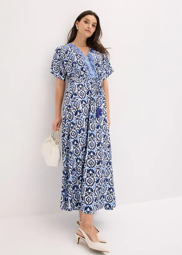 Maxikjole i jersey, bonprix