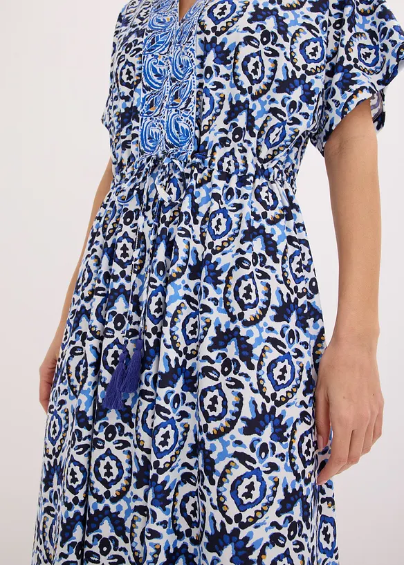 Maxikjole i jersey, bonprix