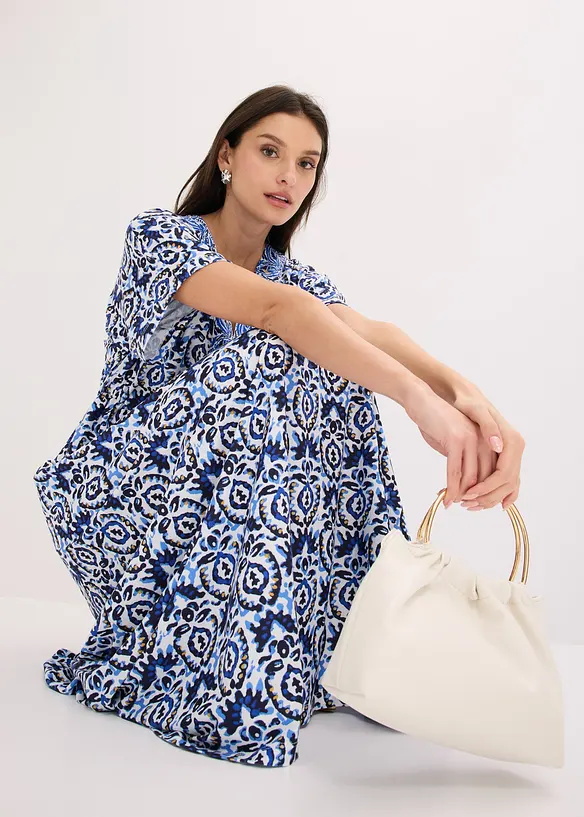 Maxikjole i jersey, bonprix