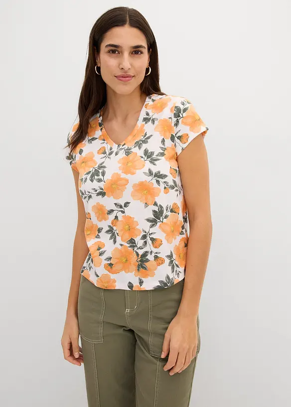 T-skjorte i 100% bomull, bonprix