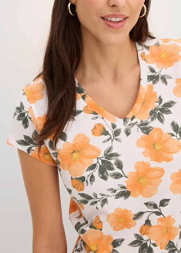 T-skjorte i 100% bomull, bonprix