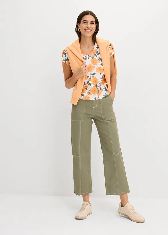 T-skjorte i 100% bomull, bonprix