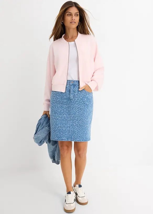 Jeansskj&oslash;rt, bonprix