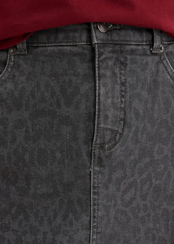 Jeansskj&oslash;rt, bonprix