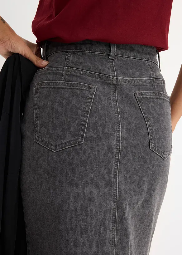 Jeansskj&oslash;rt, bonprix