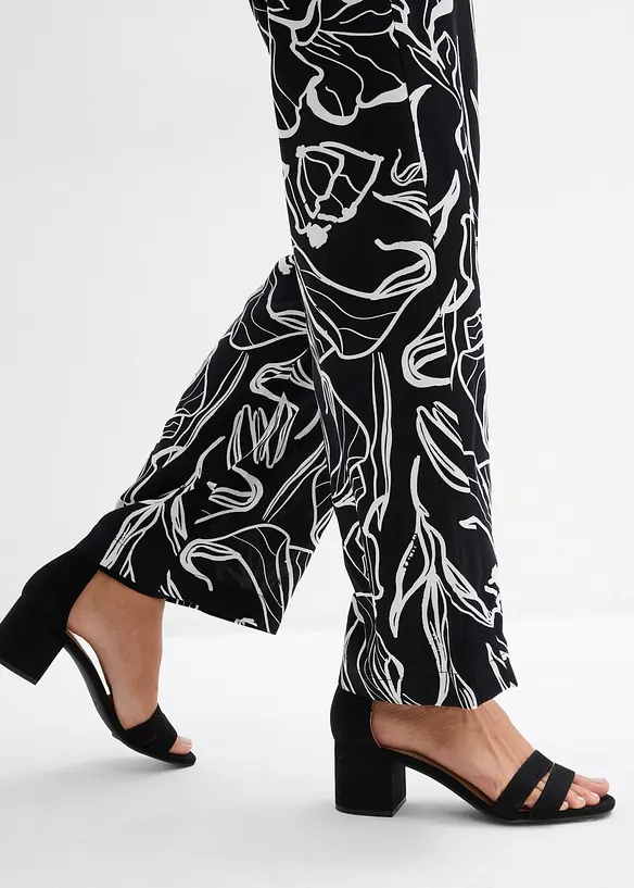 Pull-on bukse i viskose, bonprix