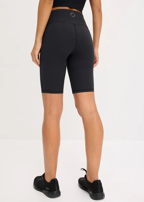 Trenings-sykkelbukse med bomullsaktig overflate, bonprix