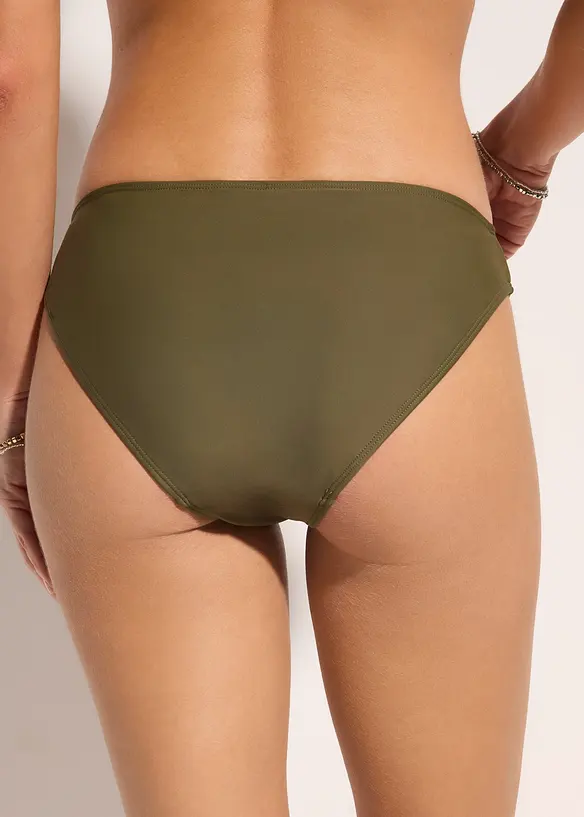 Bikinibukse med h&oslash;y benskj&aelig;ring (2-pack), bonprix