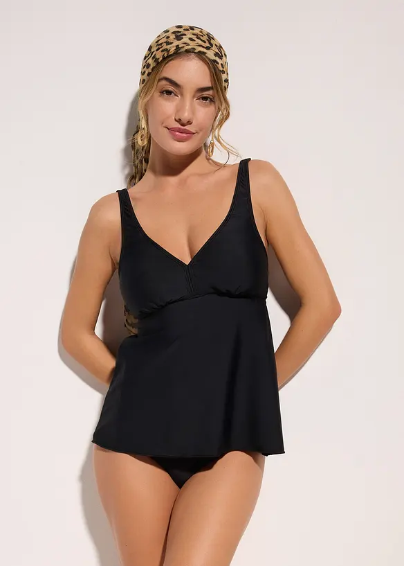 Tankini topp med V-hals, bonprix