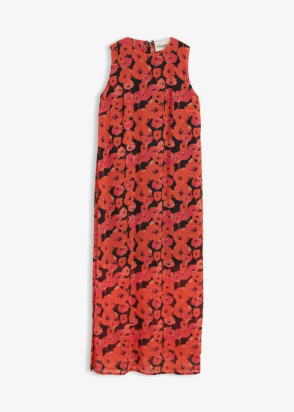 Lang chiffonkjole, bonprix