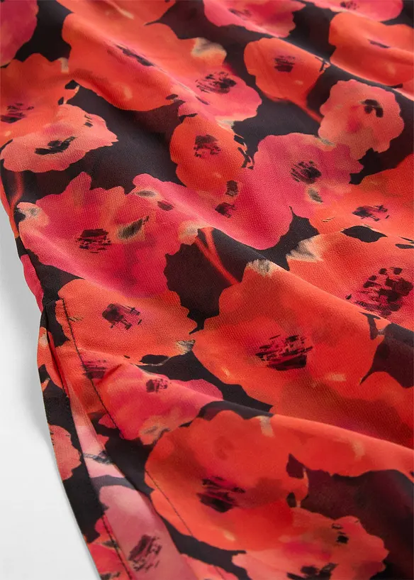 Lang chiffonkjole, bonprix