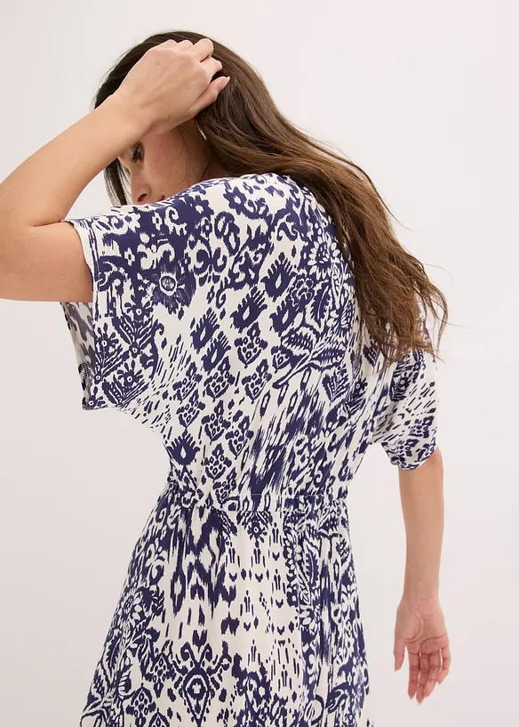 Maxikjole i lett viskose, bonprix