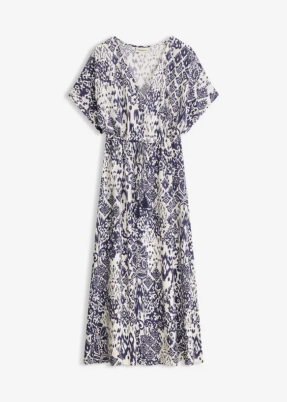 Maxikjole i lett viskose, bonprix