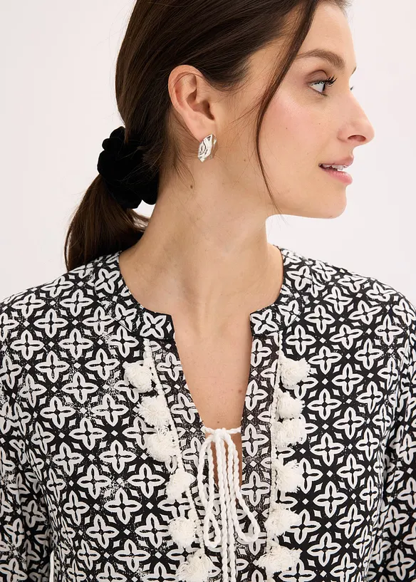 Tunikakjole i lett viskose, bonprix