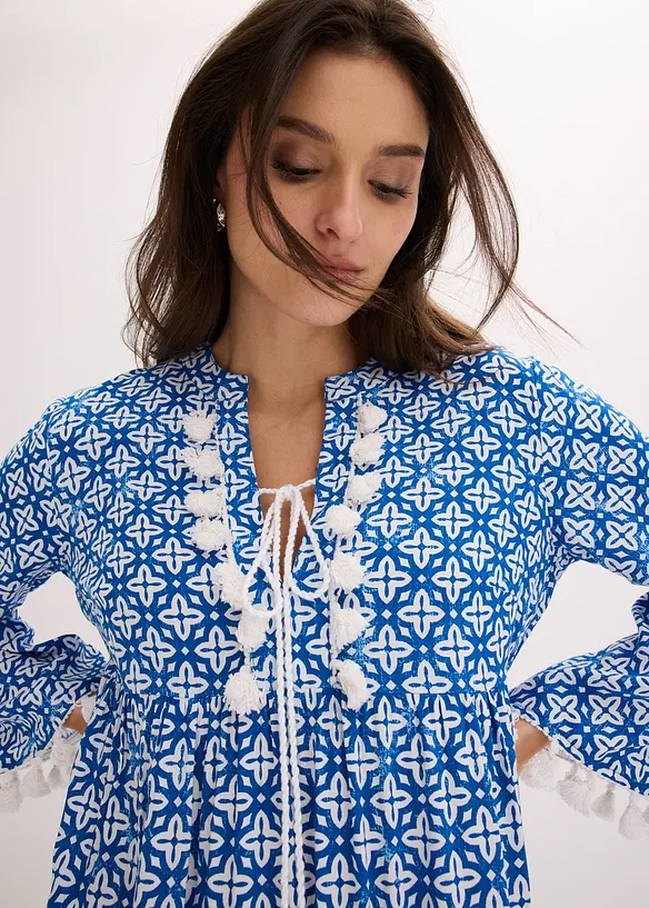 Tunikakjole i lett viskose, bonprix