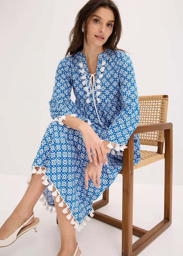 Tunikakjole i lett viskose, bonprix