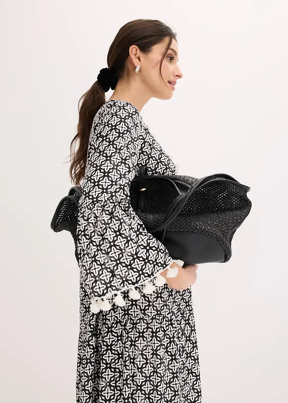 Tunikakjole i lett viskose, bonprix