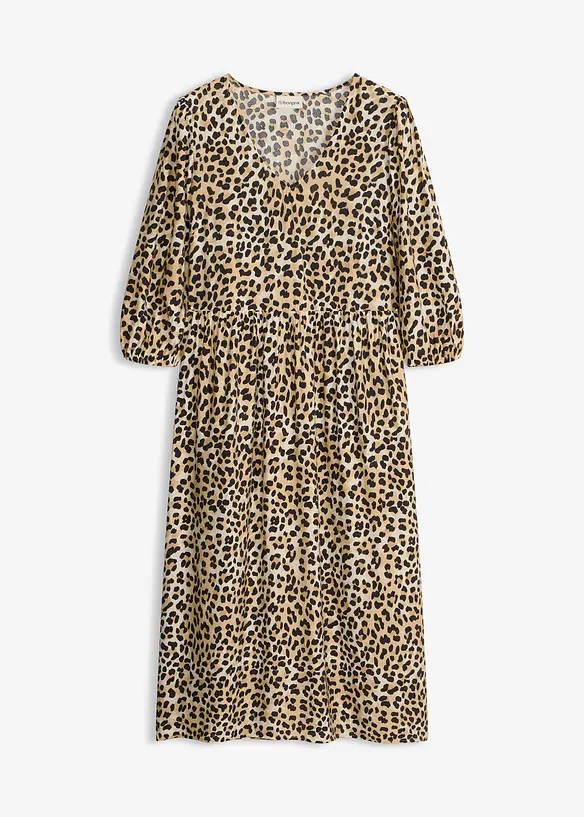 Tunikakjole i lett viskosemiks, bonprix