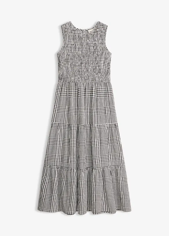 Midikjole i viskosemiks, bonprix