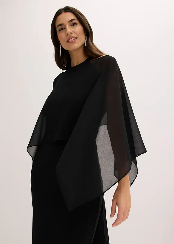 Chiffoncape i lett materiale, bonprix