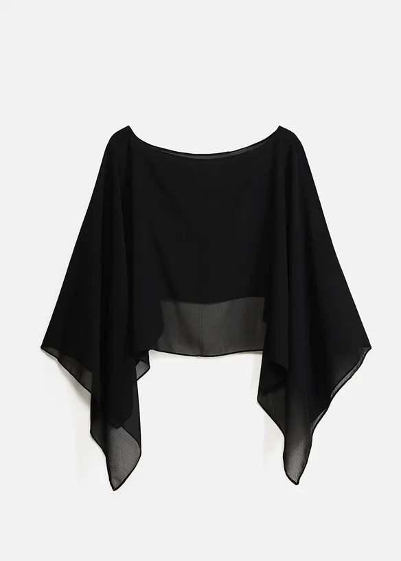 Chiffoncape i lett materiale, bonprix